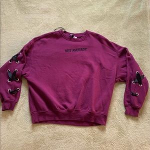 Not average hm crewneck